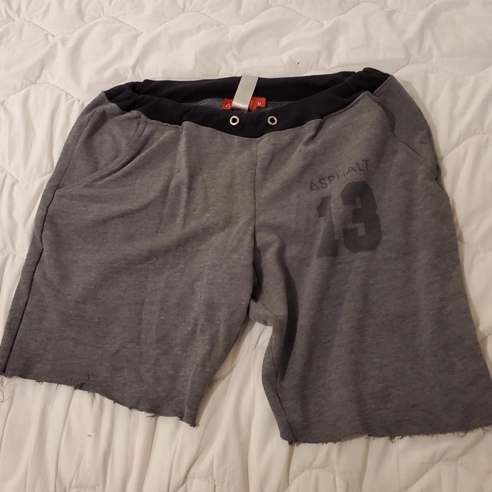 Asphalt Charcoal Men's Athletic Shorts